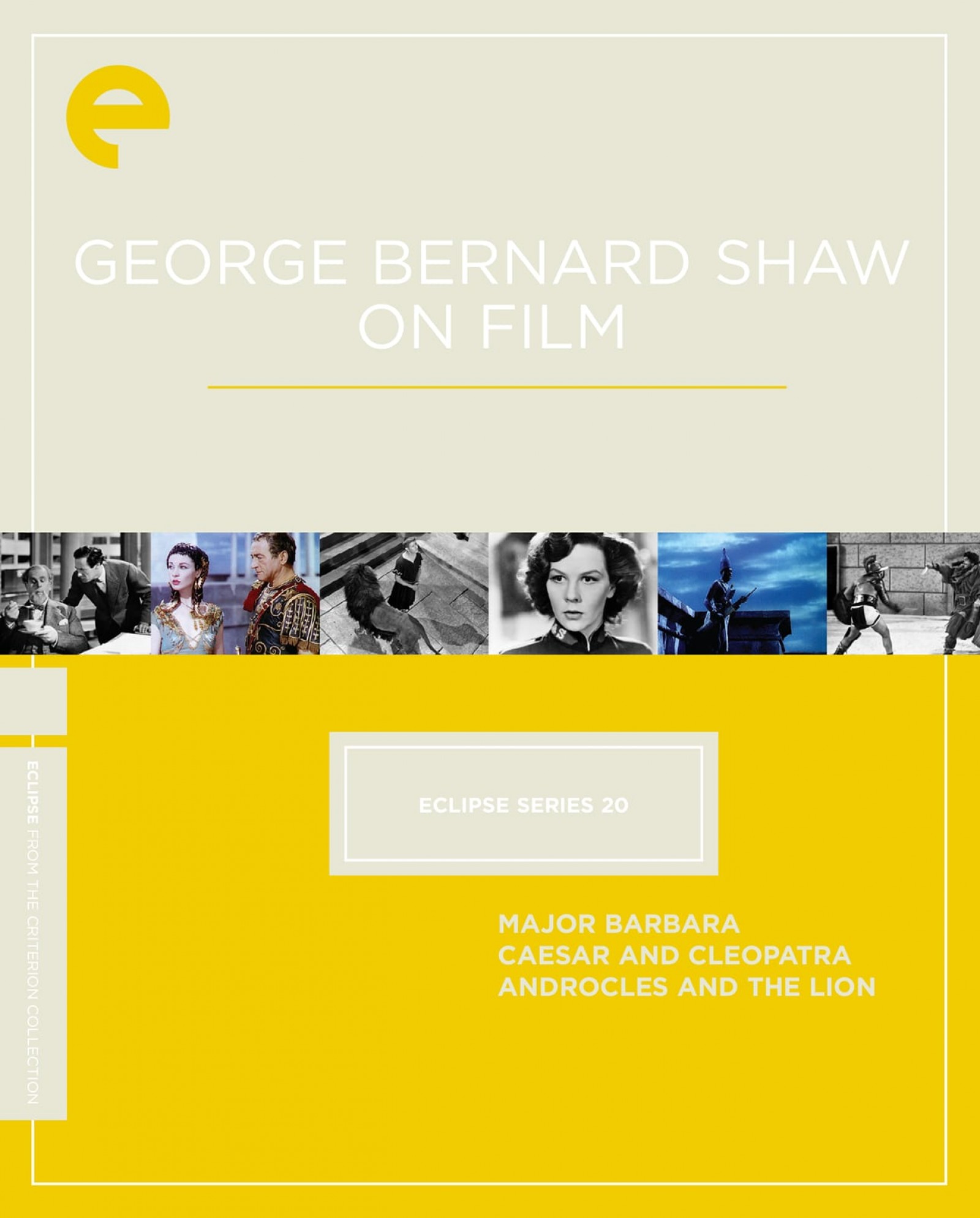 Carátula de Eclipse Series 20: George Bernard Shaw on Film