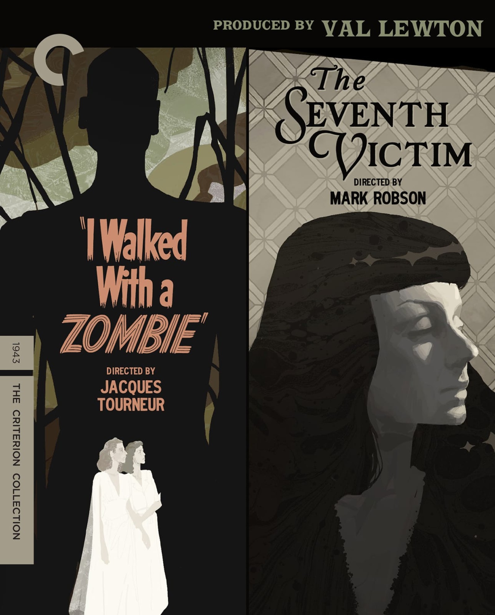 Carátula de I Walked with a Zombie / The Seventh Victim: Produced by Val Lewton