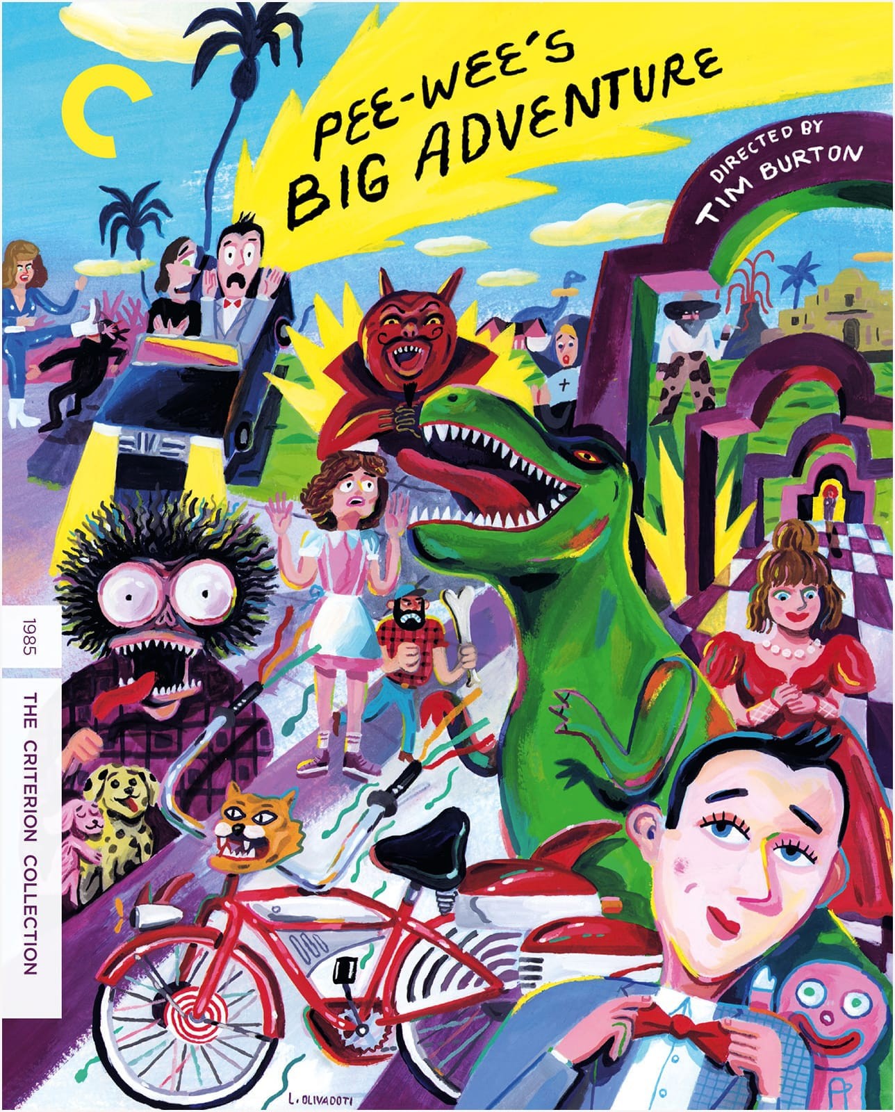 Carátula de Pee-wee’s Big Adventure